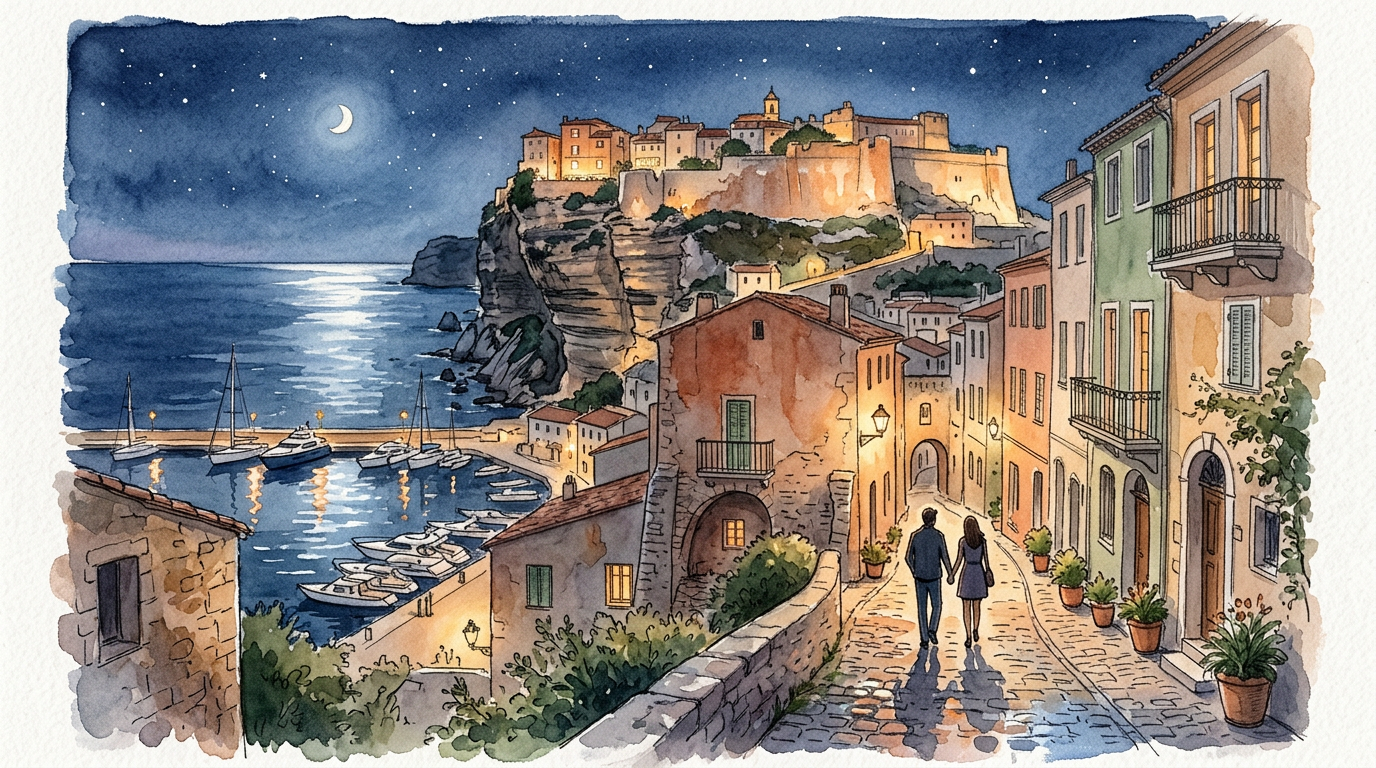 Bonifacio la Nuit : Une Odyssée Sensorielle Estivale en Corse du Sud