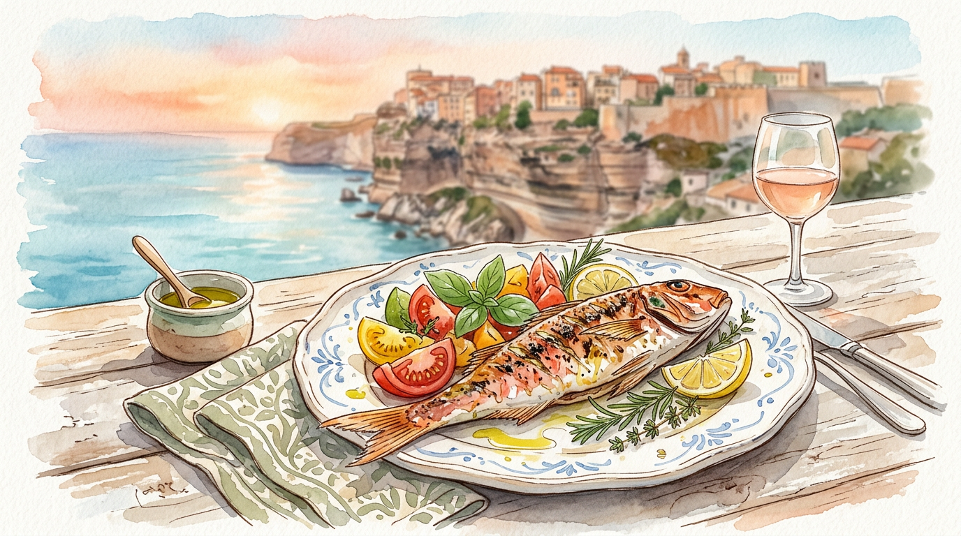 Cuisine corse estivale à Bonifacio : un voyage sensoriel rafraîchissant