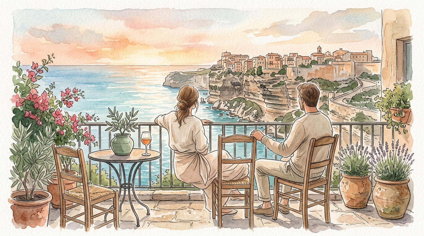 Escapade sensorielle en Corse du Sud : L'art de la détente à Bonifacio