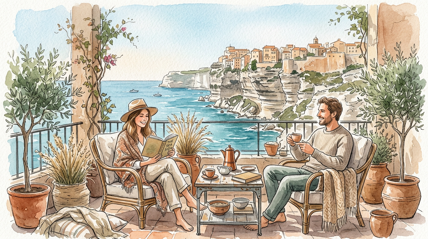L'art de la farniente version corse : relax et déconnexion en couple à Bonifacio