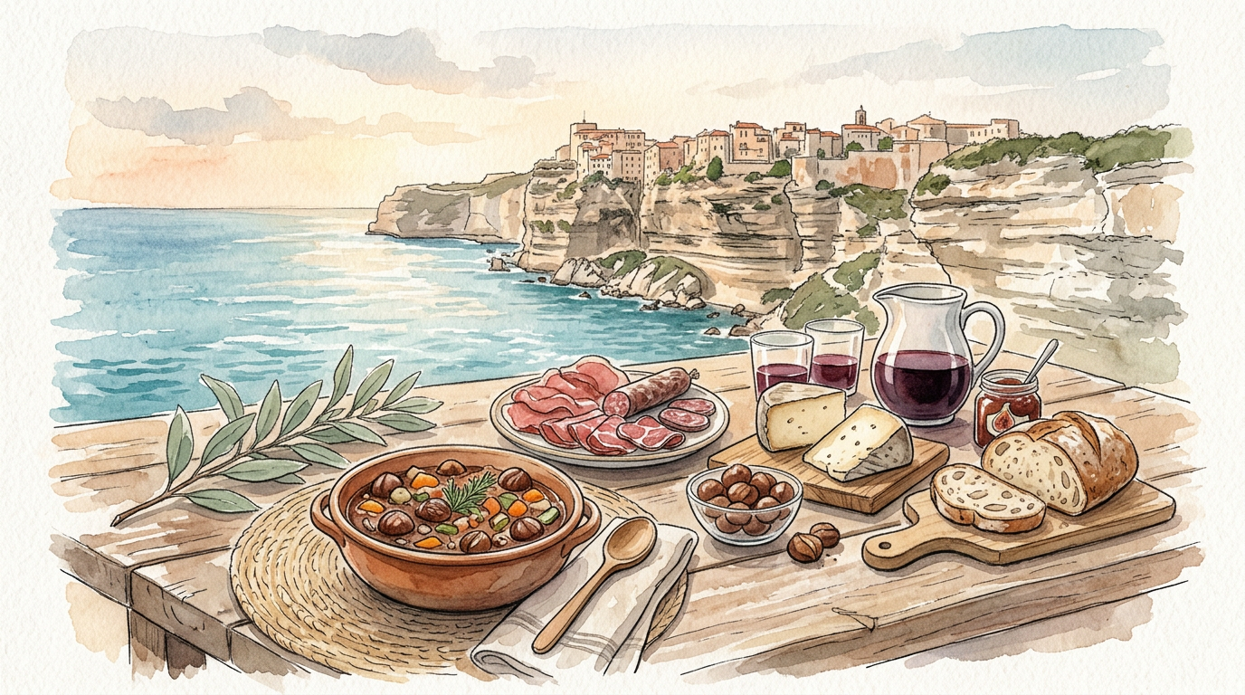 Gastronomie Corse d'Automne à Bonifacio : l'Art du Réconfort, Saveurs du Sud