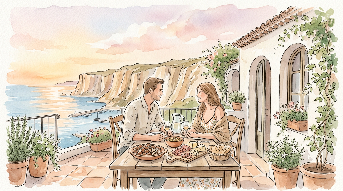 Gastronomie Corse d'Automne à Bonifacio : Un Voyage Sensoriel en Duo