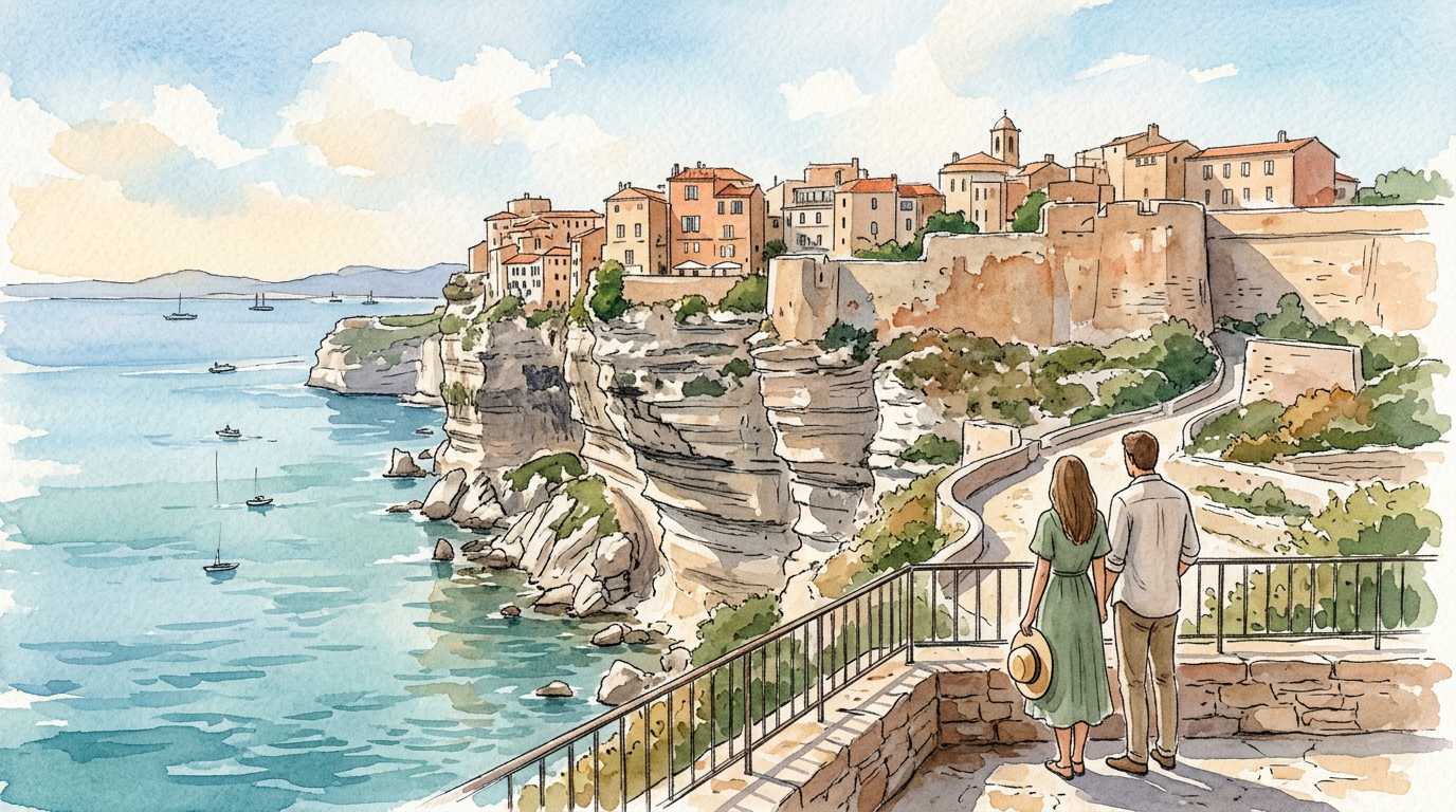 Météo Douce en Octobre à Bonifacio : L'Écrin Parfait pour un Séjour Romantique en Corse du Sud