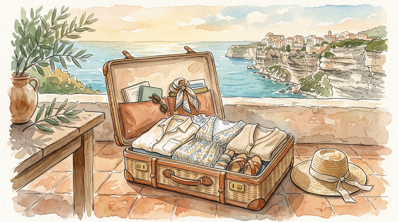 Préparer sa valise pour un séjour inoubliable en Corse du Sud en septembre : votre guide pratique Casa Andrea