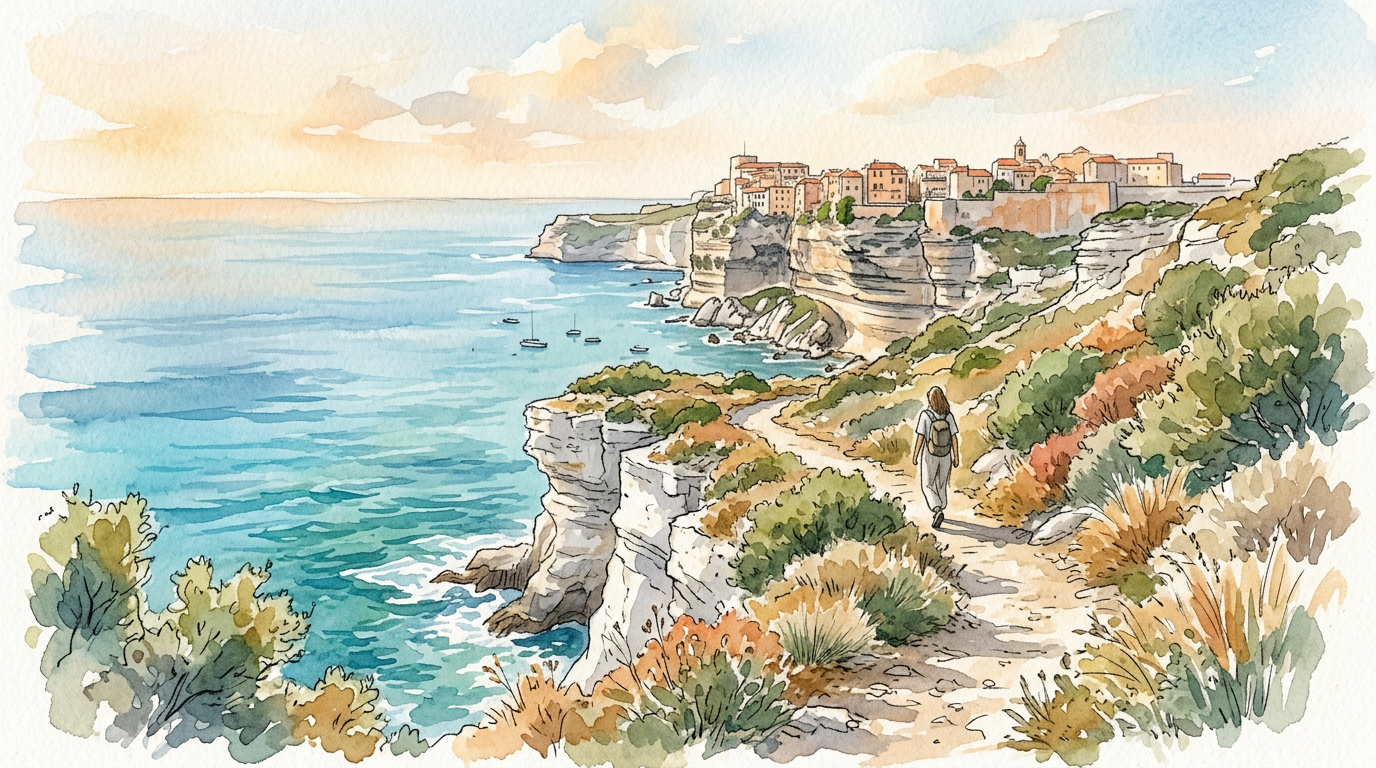 Randonnée facile : la balade des falaises de Bonifacio, entre mer et maquis
