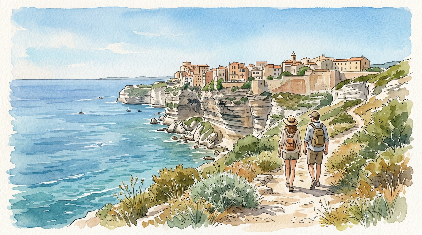 Sentier des falaises de Bonifacio : une randonnée iconique pour des vues spectaculaires