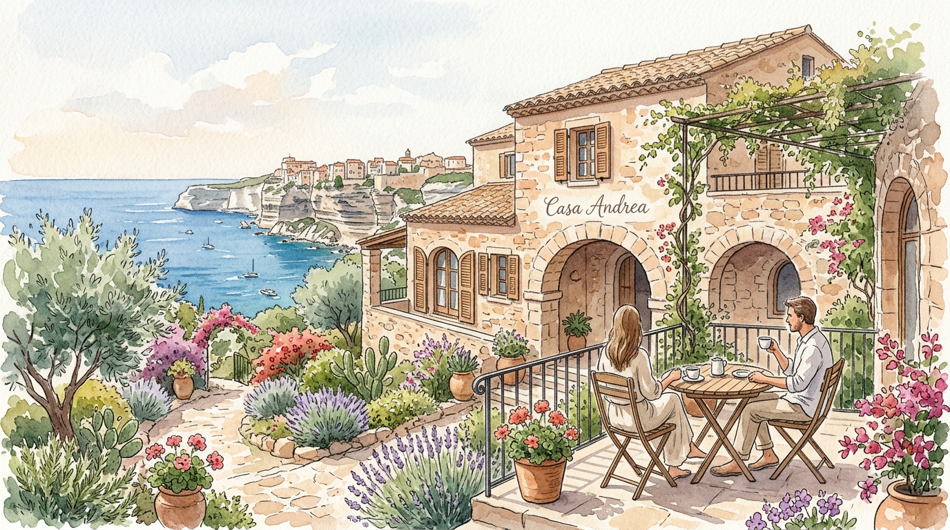 Votre hôte Ludivine : les petits secrets de Casa Andrea pour un accueil parfait à Bonifacio